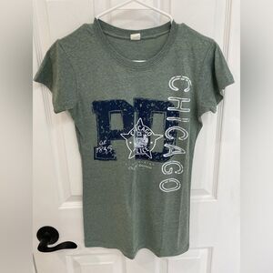 Chicago Police Department Gray Women’s Cut Tshirt Size S